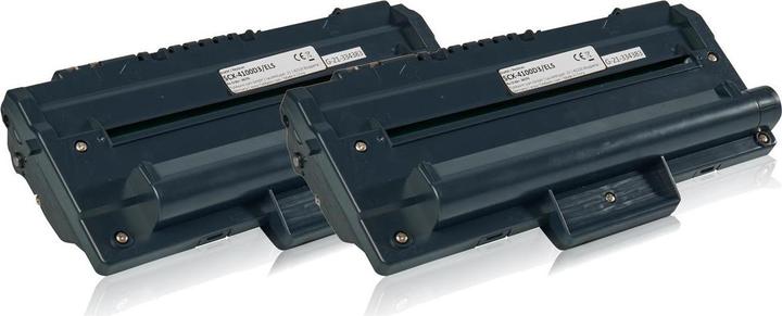 Actual product image Inkadoo Toner economy set compatible with Samsung SCX-4100 D3/ELS contains 2x toner cartridge color code