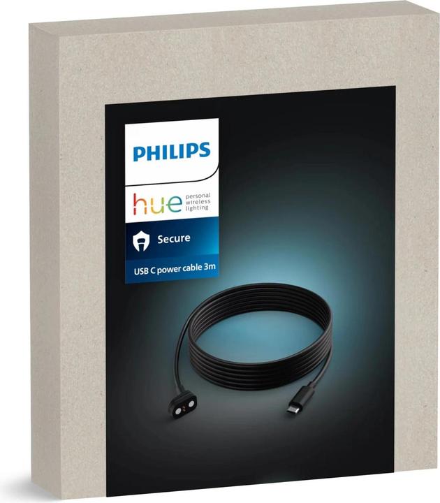 Actual product image Philips Hue USB-C-Netzkabel, 3 m, Schwarz (Cable)