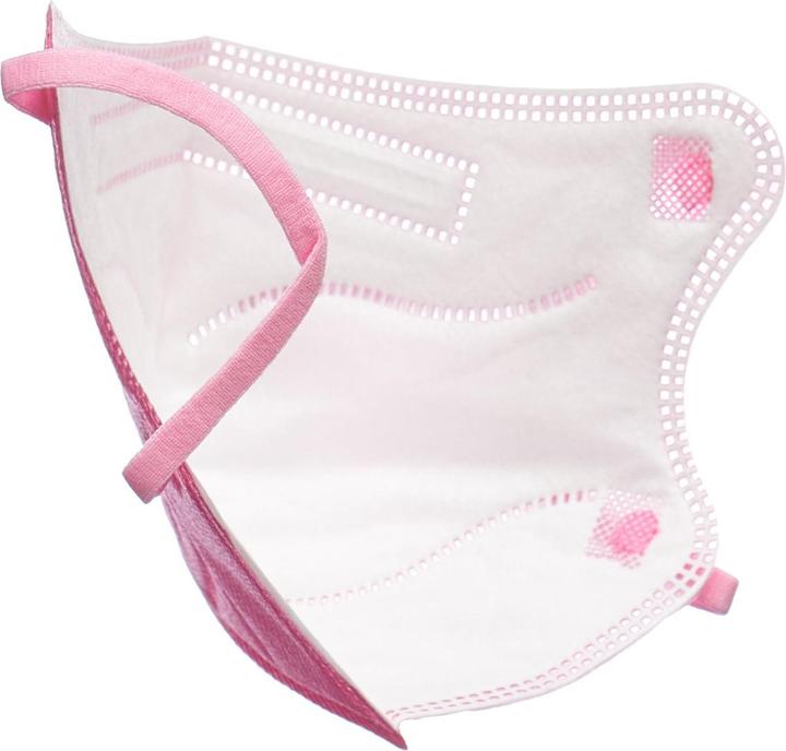 Produktbild VaSano Maske FFP2 Kind 4-12 Jahre rosa deutsch/italienisch/französisch 20 Stk (20 x)