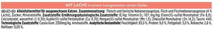 Nährwerte und Zutaten Gourmet Revelations Feine Häppchen in Gelée (Adult, 4 Stk., 228 g)