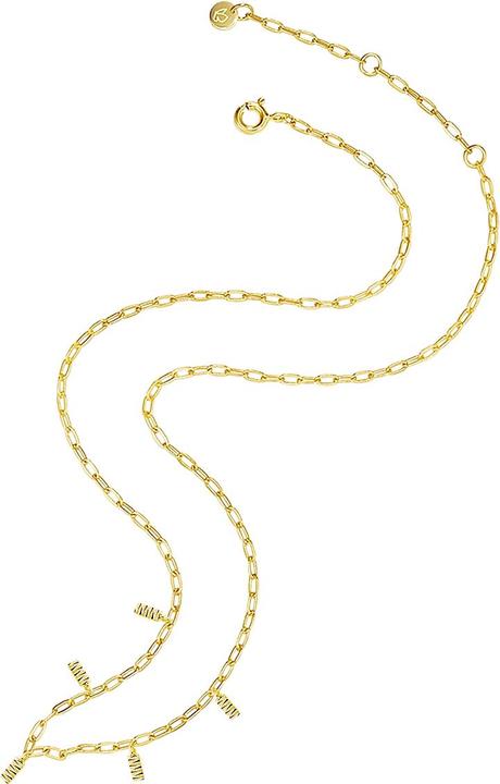 Immagine prodotto Glanzstücke München Catena da donna in argento giallo 40,0 cm + 5,0 cm di estensione - 28419 (Argento, 40 - 45 cm)