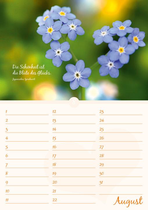 Produktbild Geburtstagskalender Auszeit für die Seele (Spezial, Harter Einband, Deutsch)