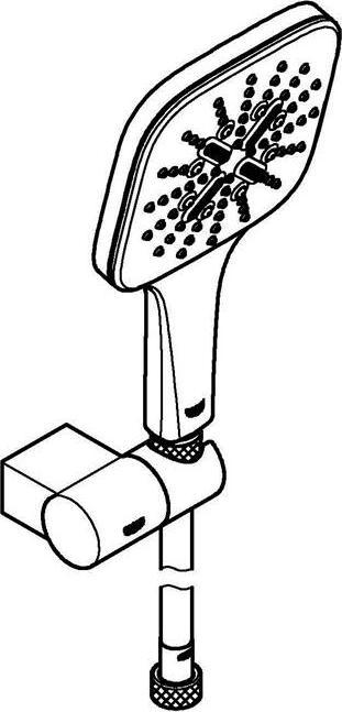 Immagine prodotto Grohe Set doccia Rainshower SmartActive 130 Cube EcoJoy (3 Tipi di raggi, 9.50 l/min)