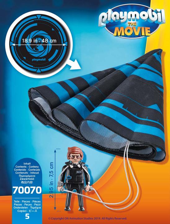Produktbild Playmobil Rex Dasher mit Fallschirm (70070)