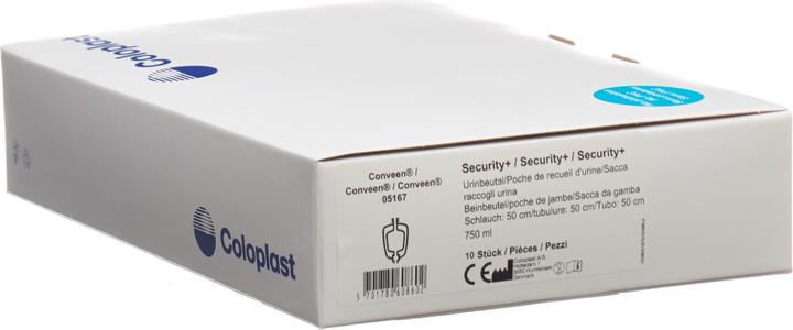 Conveen Security Plus Beinbeutel 750ml 50cm Rückventil