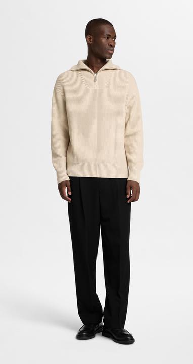 Image du produit Selected Homme 100% coton Pull demi-zip (S)