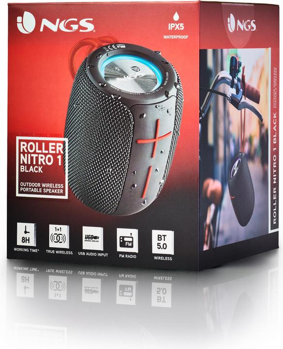 Actual product image NGS Scooter nitro 1 black (8 h, Rechargeable battery operated)