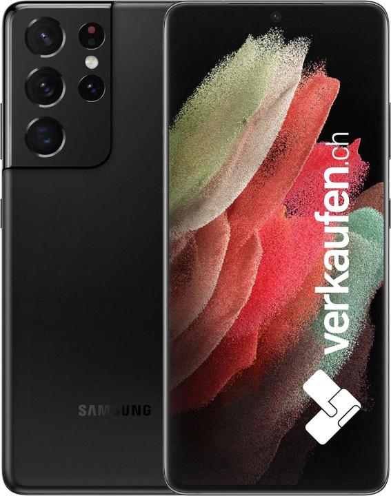 verkaufen.ch Galaxy S21 Ultra 5G (256 GB, Phantom Black, 6.80", 108 Mpx, Dual SIM, B / Sehr gut)