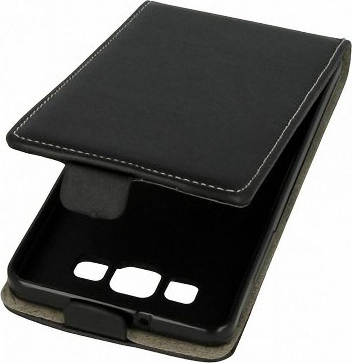 Produktbild König Design Handyhülle für Samsung Galaxy Xcover 3 Schutztasche Wallet Cover Case Schwarz (Samsung Galaxy Xcover 3)
