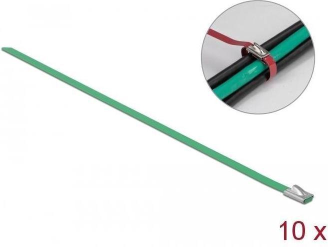Actual product image Delock Stainless steel cable tie 500x4,6 10 pcs. (Metal cable ties, 500 mm, 10 pcs.)