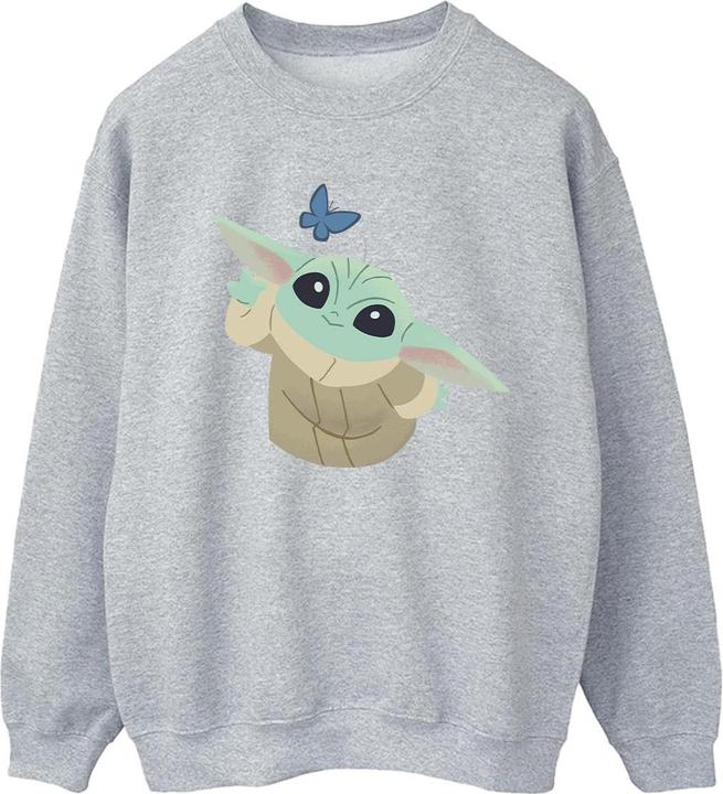 Star Wars The Mandalorian Butterfly Catching Sweatshirt (S)