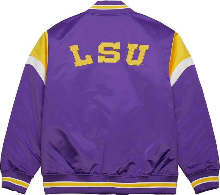 Immagine prodotto Mitchell & Ness M&N Giacca in raso pesante Louisiana State University - XXL (XXL)