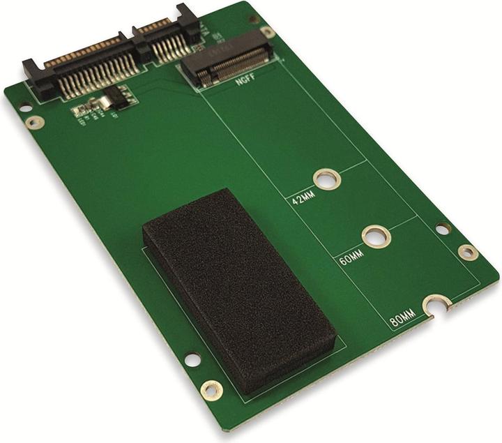 Actual product image LC-Power LC-ADA-M2-NB-SATA interface card/adapter Built-in