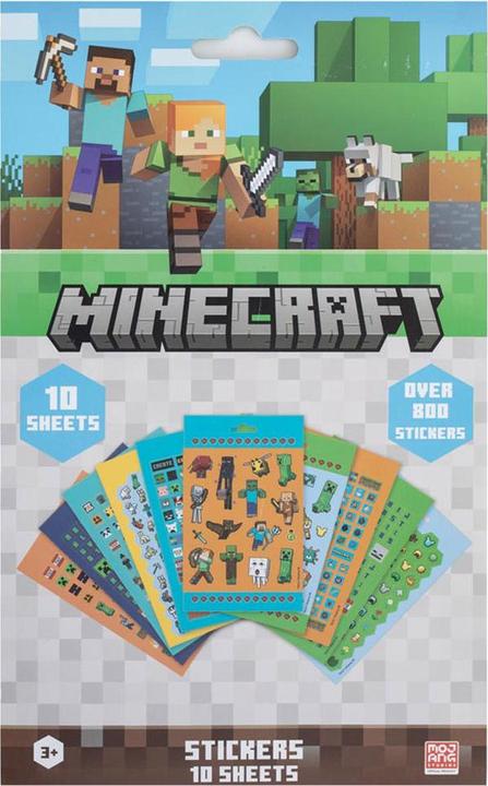 Immagine prodotto Minecraft Adesivi Misura Confezione 800