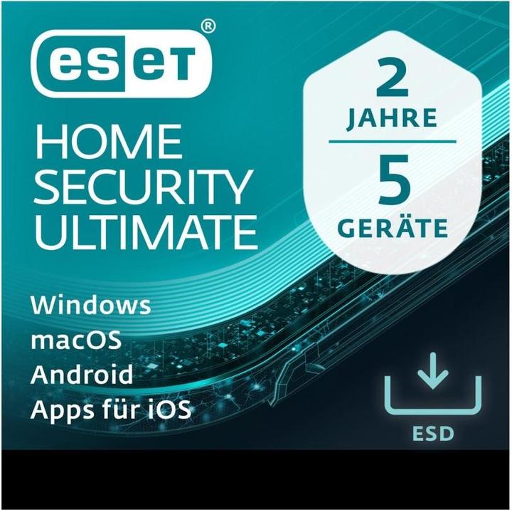 Produktbild ESET ESD HOME Security Ultimate 5 Users 2 Years (5 Geräte, 24 Monate)