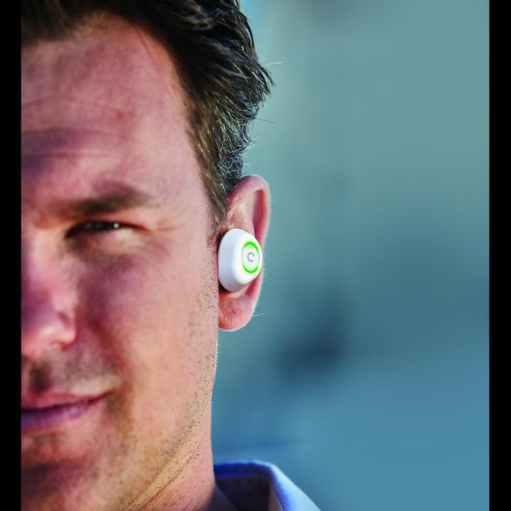 Actual product image Cygnett FreePlay BT Earphones with rechargeable battery case - White (ANC, 3 h, Wireless)