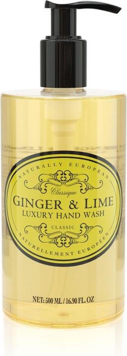 Naturally European Handseife Ingwer & Limette, 500ml (Flüssigseife, 500 ml)