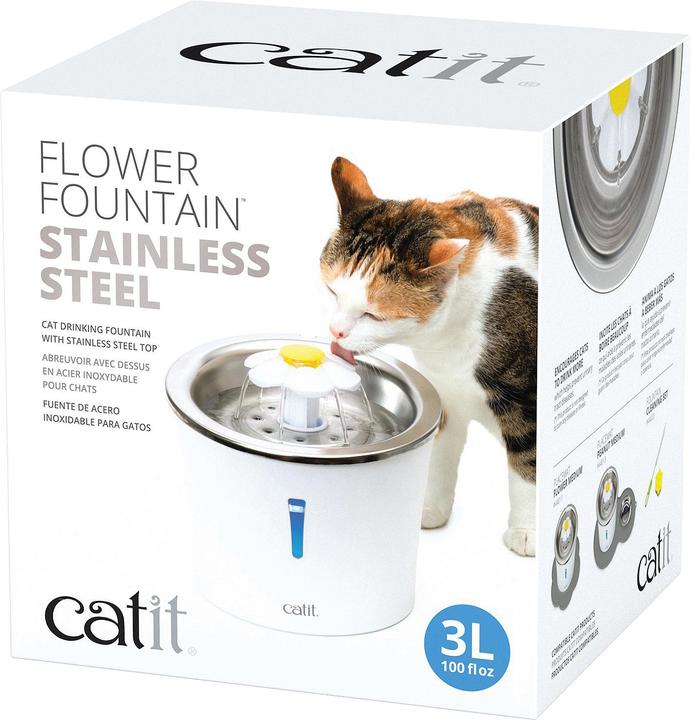 Image du produit Catit Flower Fountain Acier inoxydable (3 l)