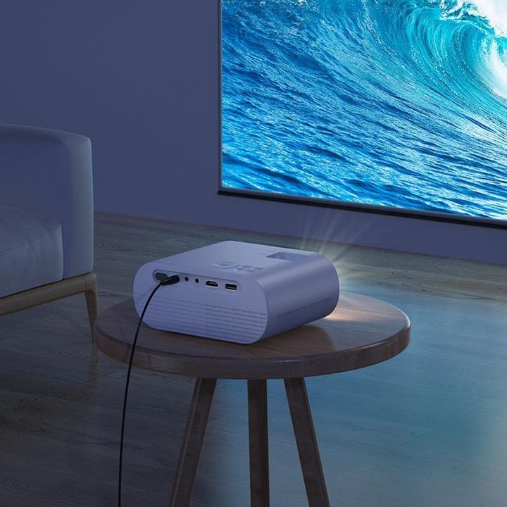 Immagine prodotto Hoco Headphone with microphone projector Wi-Fi Bluetooth 720P DT1 white (Pronto per l'HD, 140 lm)