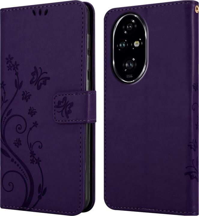 Produktbild Cadorabo Hülle für Honor 200 Pro mit Blumen Muster (Honor 200 Pro)