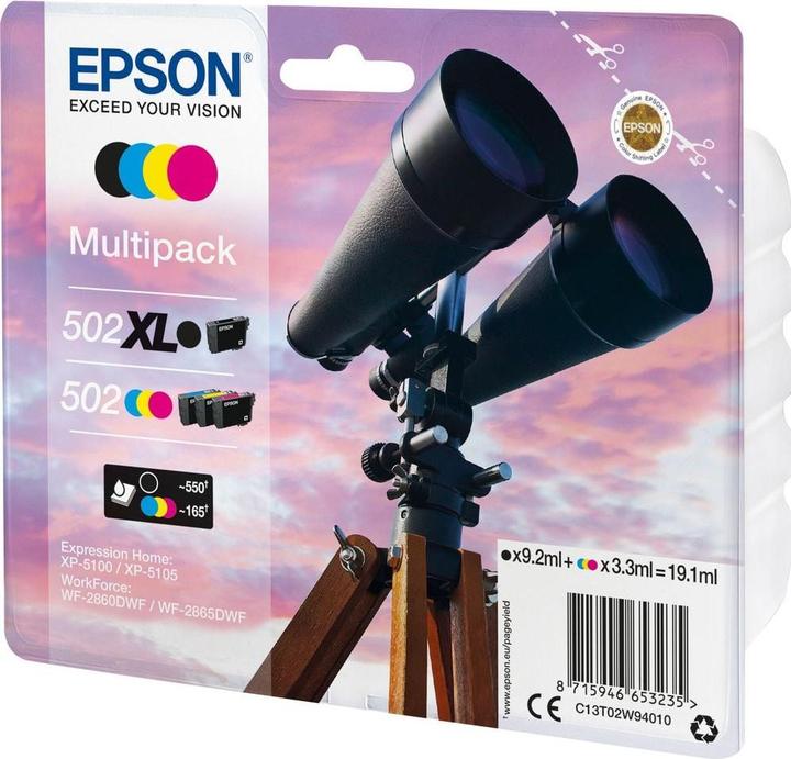 Produktbild Epson 502 (M, C, Y, BK)