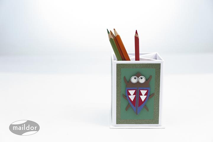 Immagine prodotto Clairefontaine Portapenne 8 x 8 x 11 cm, bianco