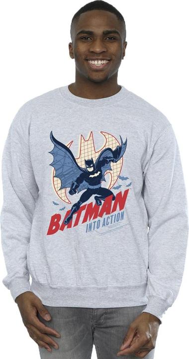 Produktbild Batman Into Action Sweatshirt aus Baumwolle (M)