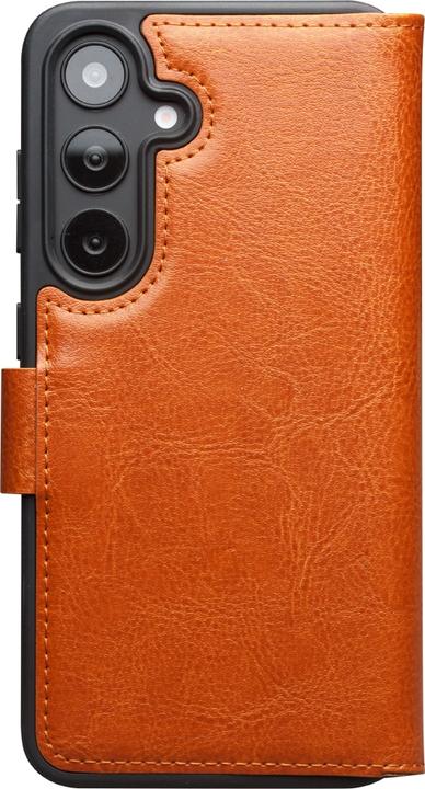 Image du produit QiAlino Fourre Flip cuir véritable avec fermeture magnétique clair (Samsung Galaxy S25)