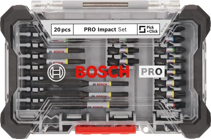 Produktbild Bosch Professional Zubehör PRO Impact Schrauberbit-Set, 20-tlg.