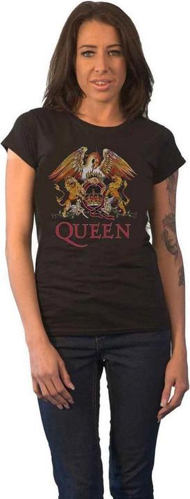 Queen Womens/Ladies Classic Crest Cotton T-Shirt