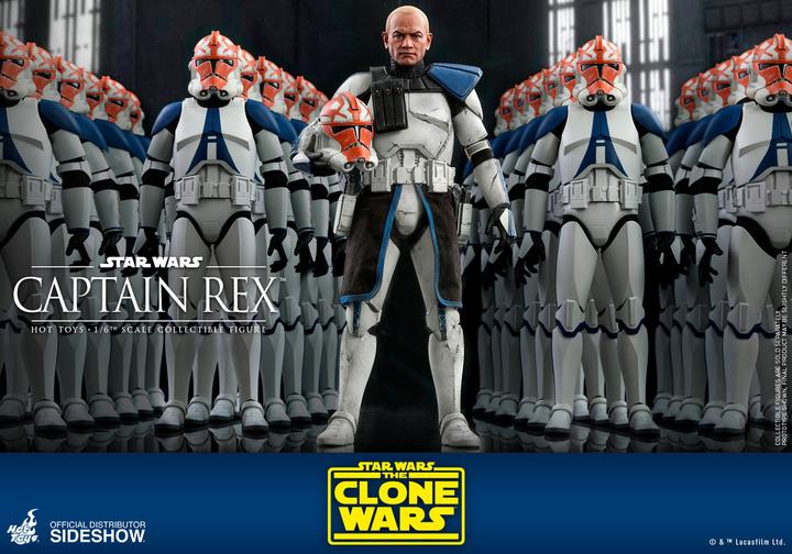 Actual product image Hot Toys Star Wars - The Clone Wars "Captain Rex" 1/6 action figure