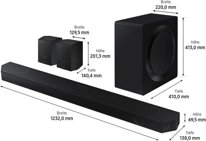 Image du produit Samsung HW-Q995GD/ZG (656 W, 11.1.4 Canal)