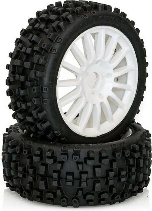 Immagine prodotto Hobbytech Ruote complete MAXI CROSS Buggy bianco, 1:8, misura cerchio