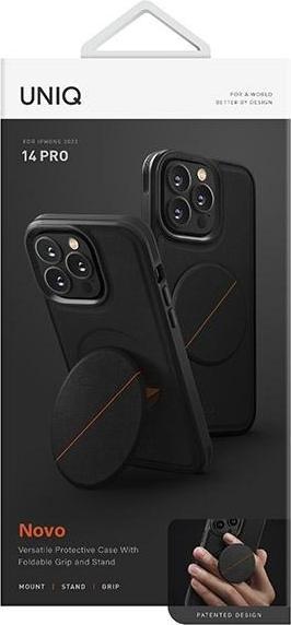 Produktbild Uniq etui Novo iPhone 14 Pro 6,1" czarny/midnight black (Apple iPhone 14 Pro)
