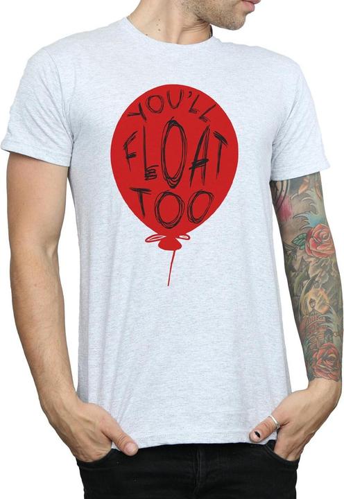 Immagine prodotto Universal Textiles Pennywise You'll Float Too Maglietta Uomo (S)