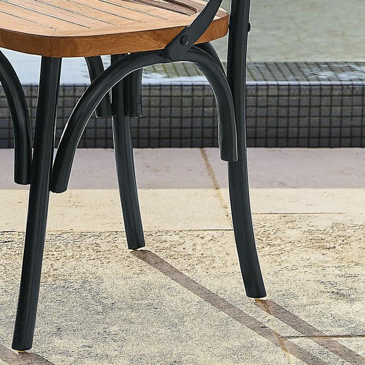 Produktbild Loberon Stuhl Kirkdale schwarz/braun