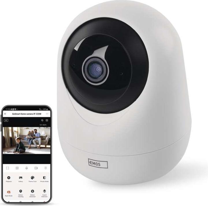 Actual product image Emos GoSmart IP-220W rotating surveillance camera with WiFi (2560 x 1440 Pixels)