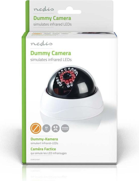 Actual product image Nedis DUMCD20WT Dummy Surveillance Camera Dome IP44 White