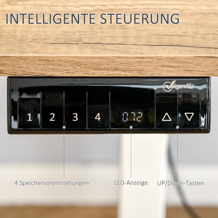 Actual product image Jamb Standing Desk Electric Desk (140 x 70 x 116 cm)