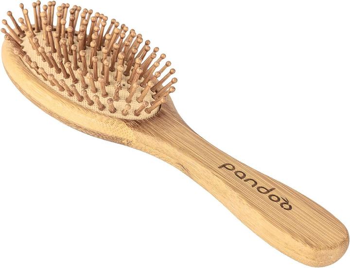 Actual product image Pandoo Bamboo hairbrush