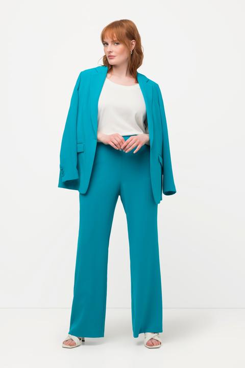 Image du produit Ulla Popken Pantalon de tailleur à jambe droite et large. Taille élastique (44)