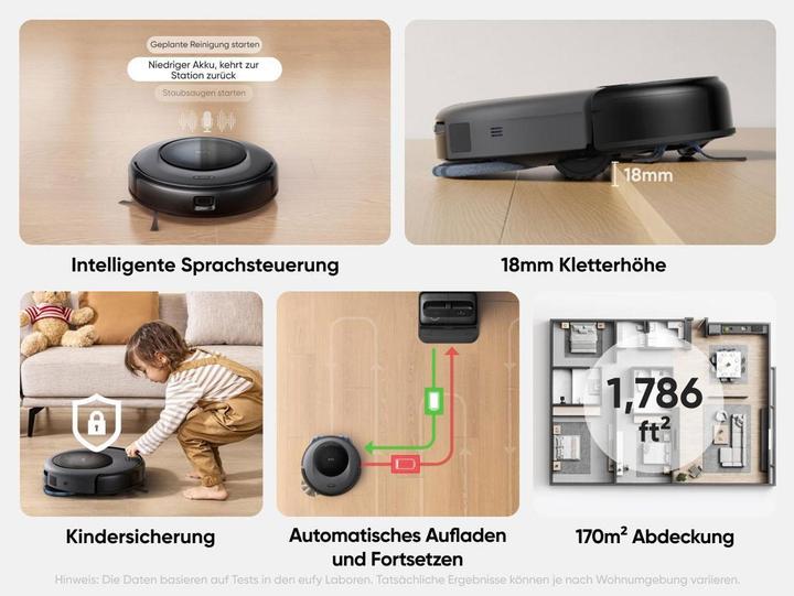 Actual product image Anker eufy Robot Vacuum Omni C20 Saugroboter mit Wischfunktion (Vacuum mopping robot)