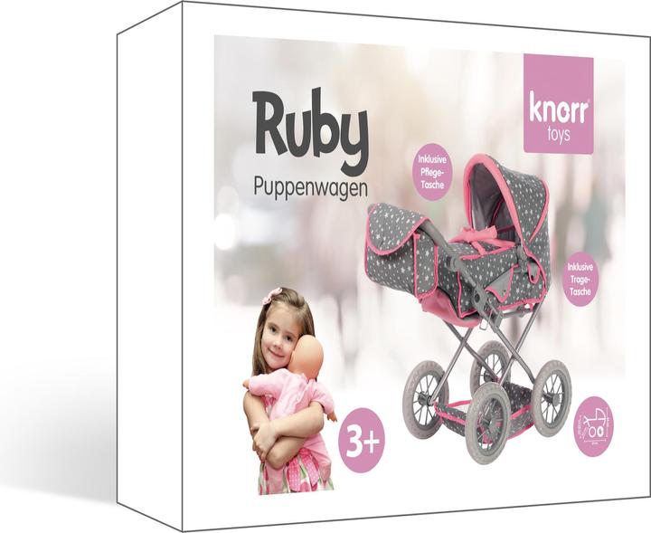 Produktbild Knorrtoys Puppenwagen Ruby - Star grey