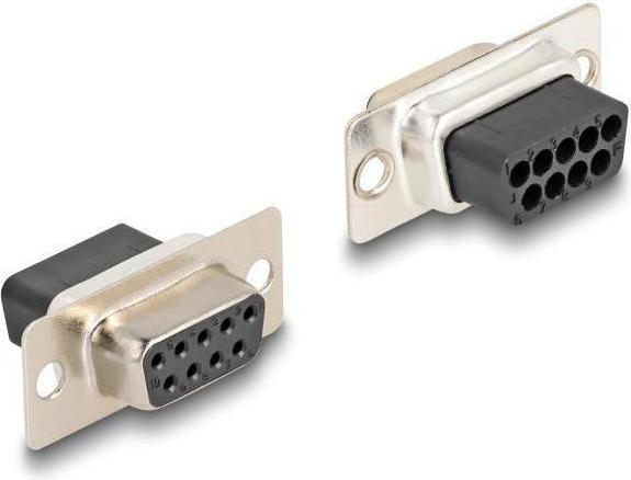 Immagine prodotto Delock Kit di montaggio da presa D-Sub 9 pin a presa RJ45 bianco (0.05 m, VGA)