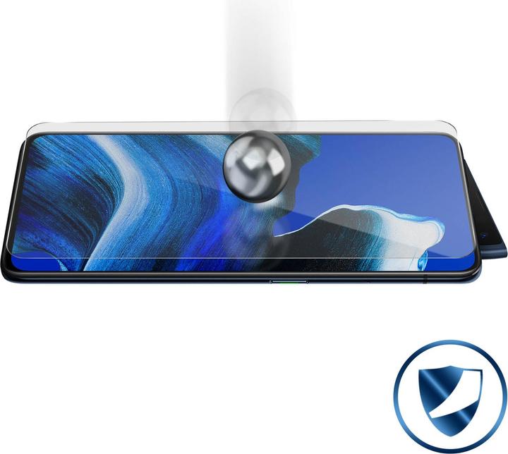 Actual product image Avizar Crystal clear film, glass screen protector (1 Piece, Oppo Reno 2)