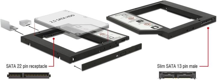 Actual product image Delock Mounting frame