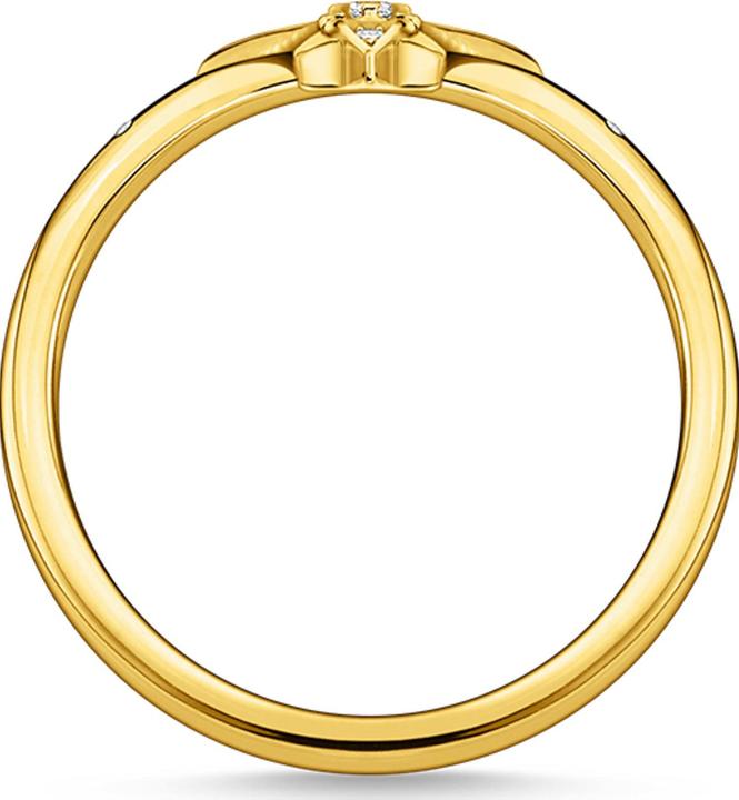Immagine prodotto Thomas Sabo Anello stella con pietre d'oro (52, 925 Argento)