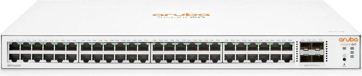 Immagine prodotto HPE E Aruba Instant On 1830 Switch 4 porte SFP, 1U, Layer 2, Plug and Play, DOS, Mobile App, Web (52 Porti)