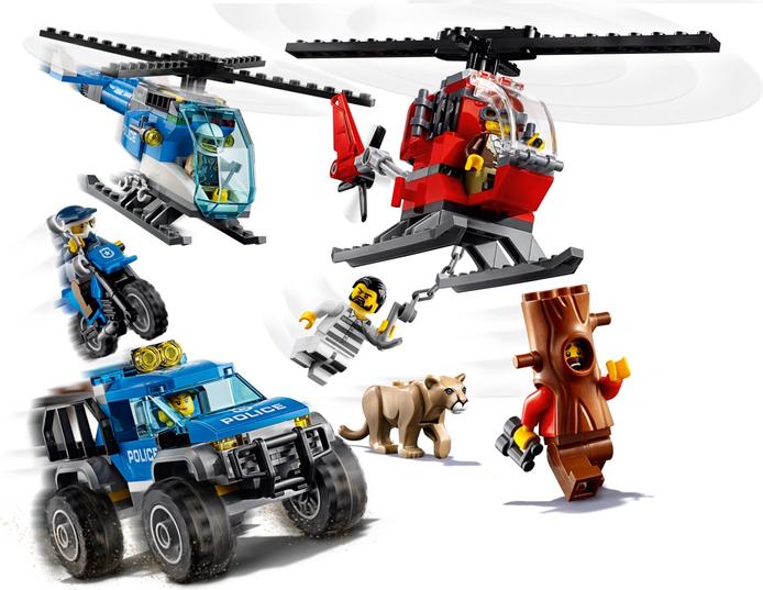 Actual product image LEGO Mountain Police Headquarters (60174, LEGO City)