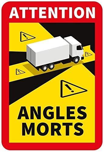 Actual product image Strobo 30 pieces Attention Angles Morts for trucks and caravans